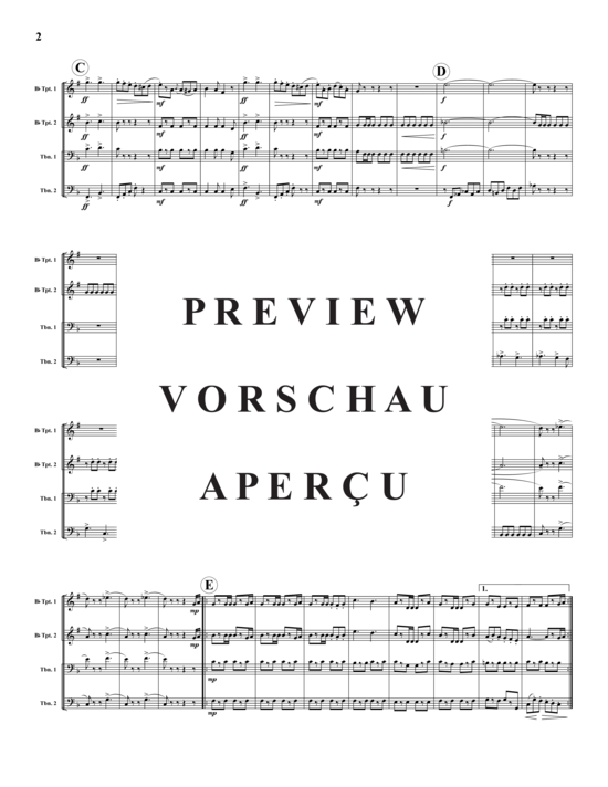 Produktgalerie: Seite 3 von 14 Ouvertüre Leichte Kavalerie , , (Blechbläserquartett)