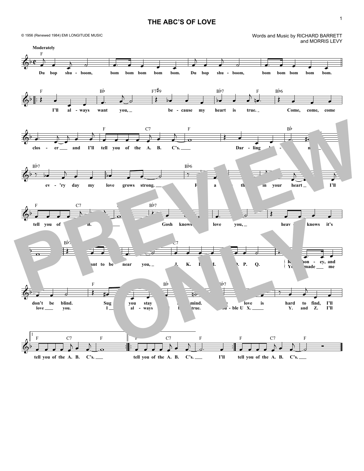 Produktbild zu: The ABC's Of Love
