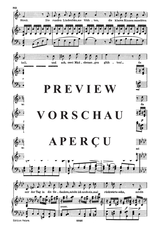 Product gallery: Page 4 of 5 Rückblick D.911-8 (Winterreise), , Medium Voice and Piano