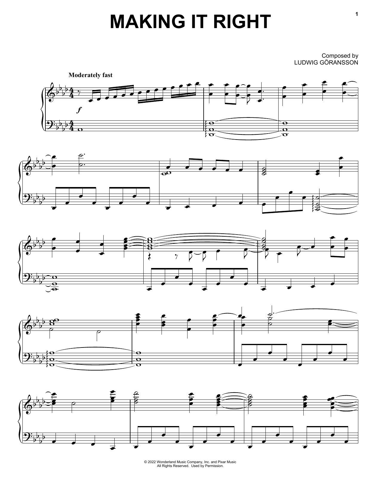 Produktbild zu: Making It Right (from Turning Red)