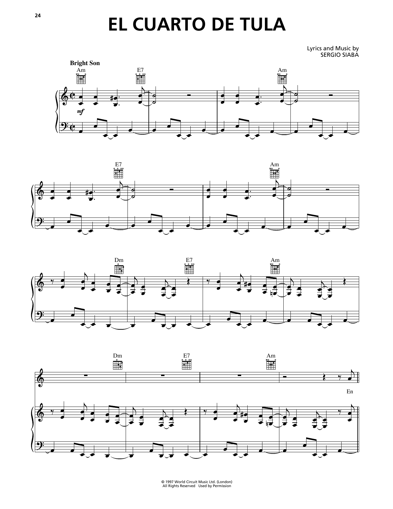 Produktgalerie: Seite 1 von 1 El Cuarto De Tula, Buena Vista Social Club, Gesang, Gitarre, Klavier