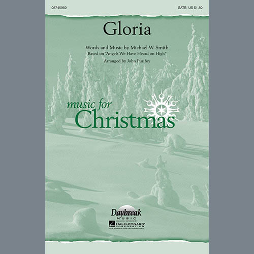 cover: Gloria (arr. John Purifoy), Michael W. Smith, Chor