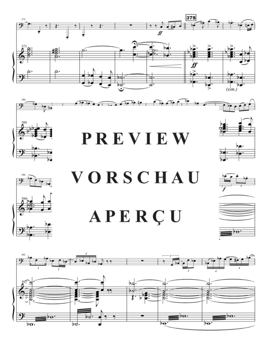 Produktgalerie: Seite 18 von 21 Concerto for Tuba and Chamber Orchestra , , (Tuba Solo + Klavier)