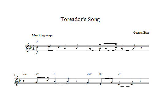 Product picture to: Toreador's Song