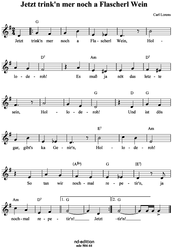 gallery: Jetzt trink mer noch a Flascherl Wein, , 