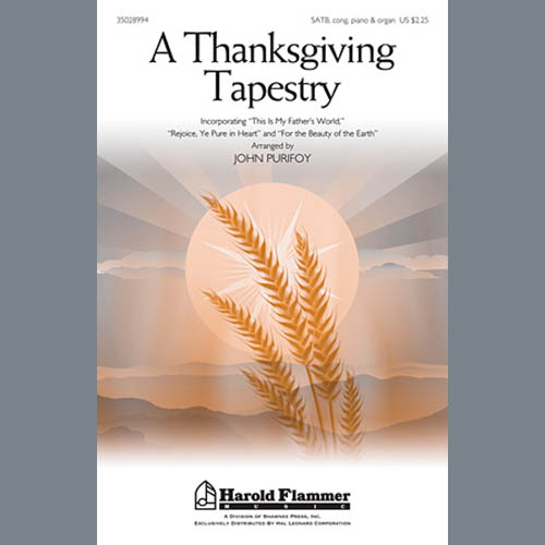 cover: A Thanksgiving Tapestry, John Purifoy, Chor
