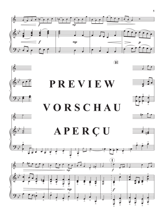 Produktgalerie: Seite 7 von 10 Two Gavottes , , (Trompete in B + Klavier)