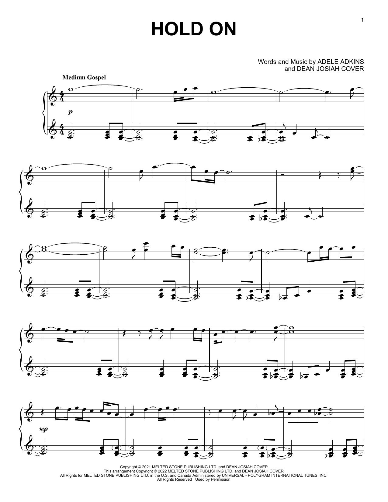 Produktbild zu: Hold On