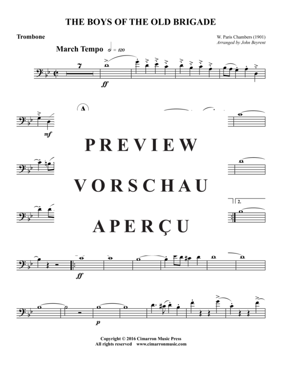 Produktgalerie: Seite 13 von 16 The boys of the Old Brigade , , (Blechbläserquintett)