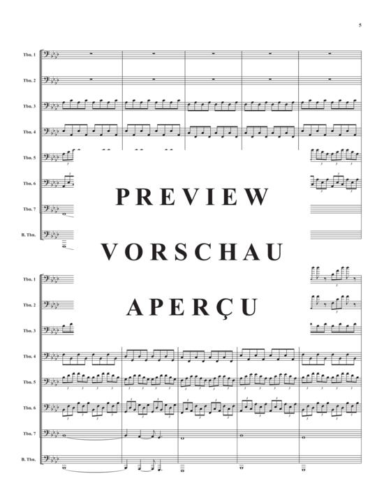 Product gallery: Page 7 of 21 Vertigo , , (Trombone ensemble 1-8 trombones)