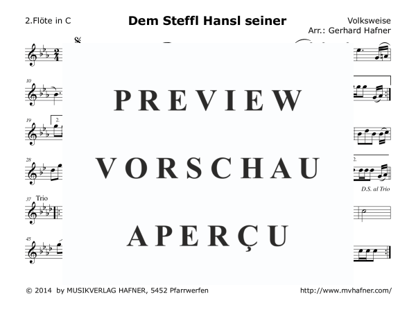 Product gallery: Page 5 of 11 Dem Steffl Hansl seiner, , (woodwind and brass)