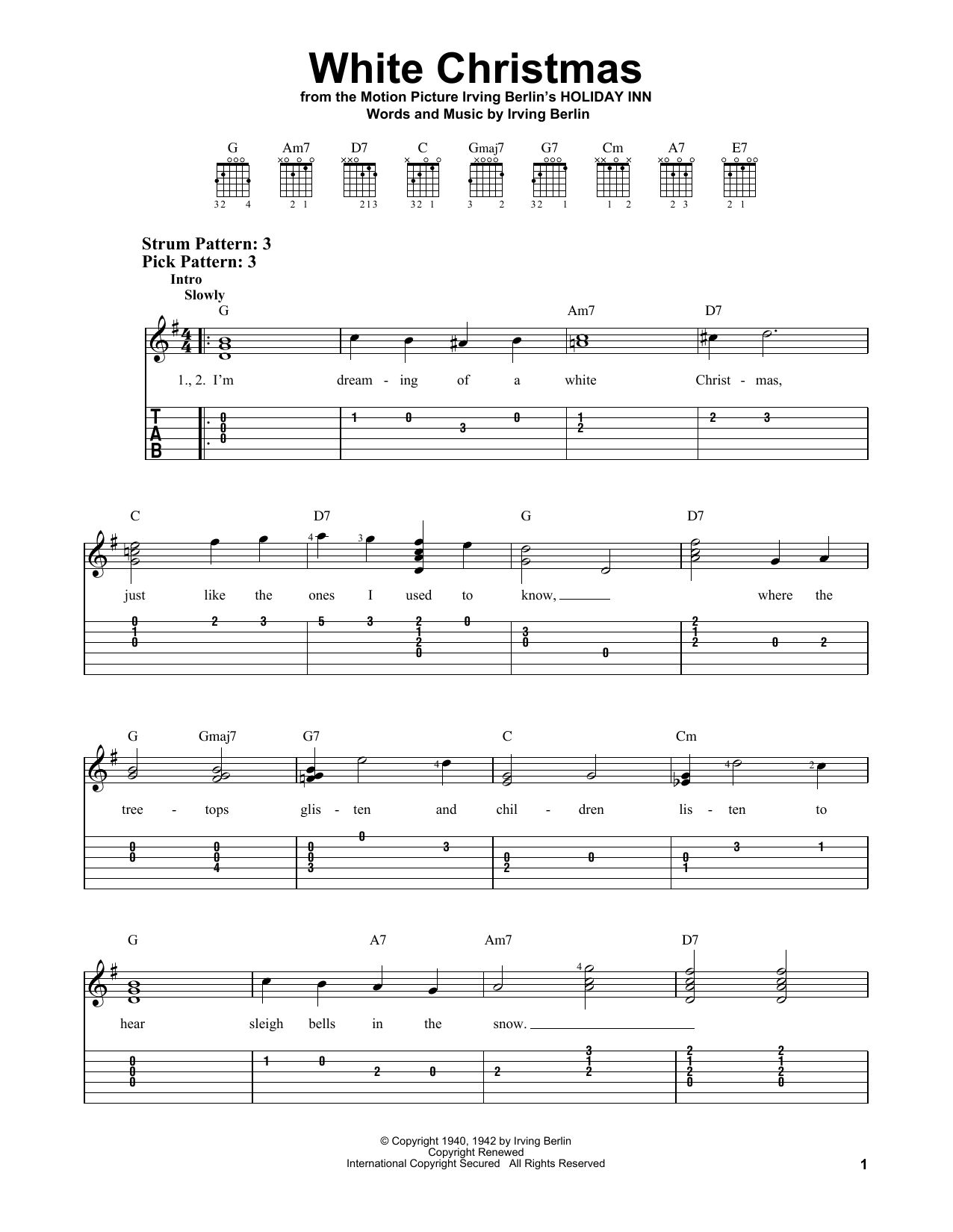 Product gallery: Page 1 of 1 White Christmas, Irving Berlin