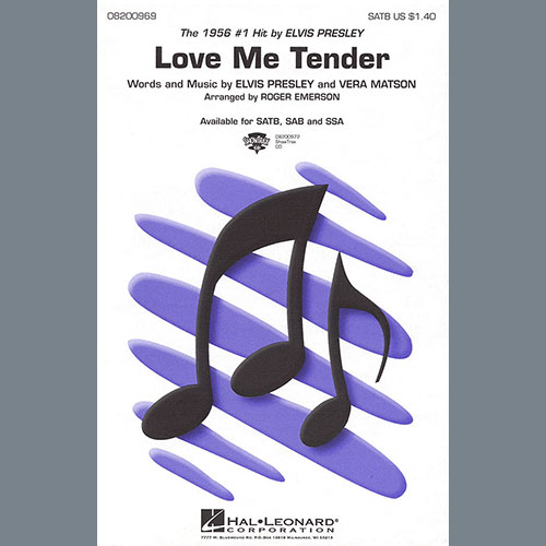 Produktbild zu: Love Me Tender (arr. Roger Emerson)