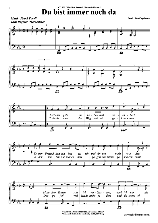 Produktgalerie: Seite 1 von 4 Du bist immer noch da , Samoni, Silvio  , Klavier und Gesang