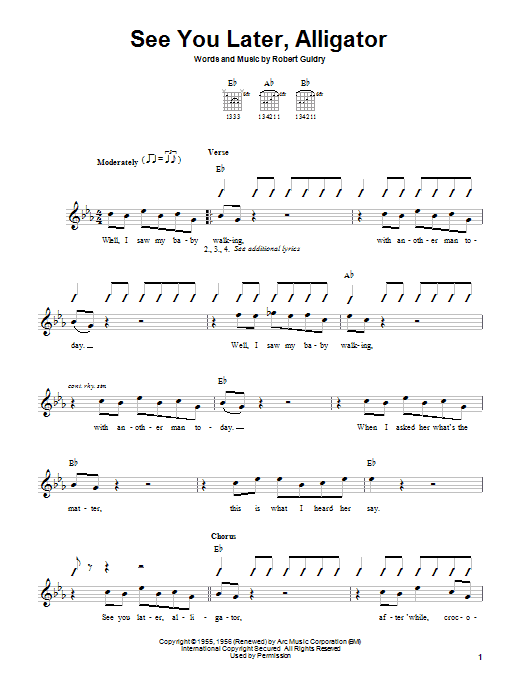 Product gallery: Page 1 of 1 See You Later, Alligator, Bill Haley & His Comets