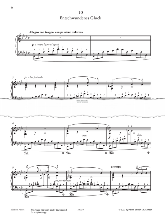 Produktgalerie: Seite 1 von 1 Etude in F minor, Adolph von Henselt, Klavier