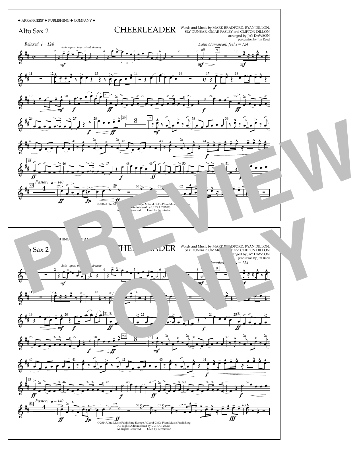 Produktbild zu: Cheerleader - Alto Sax 2
