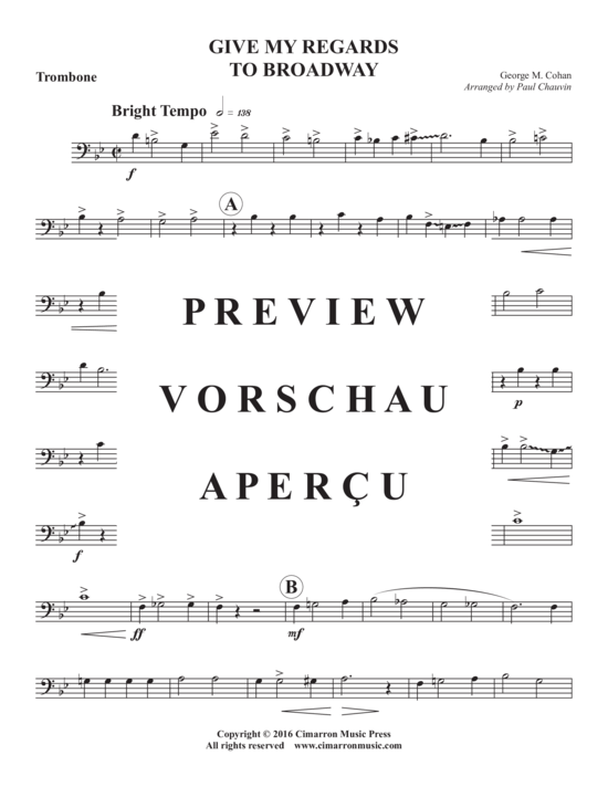 Produktgalerie: Seite 14 von 17 Give My Regards to Broadway , , (Blechbläserquintett)