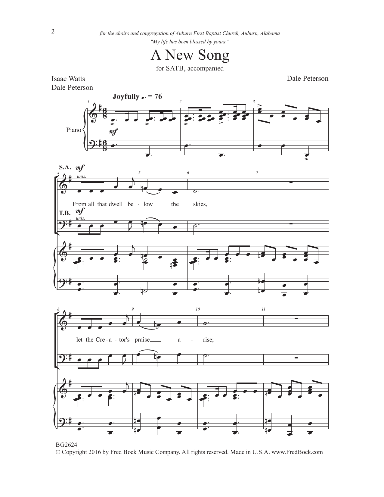 Product gallery: Page 1 of 1 A New Song, Dale Peterson