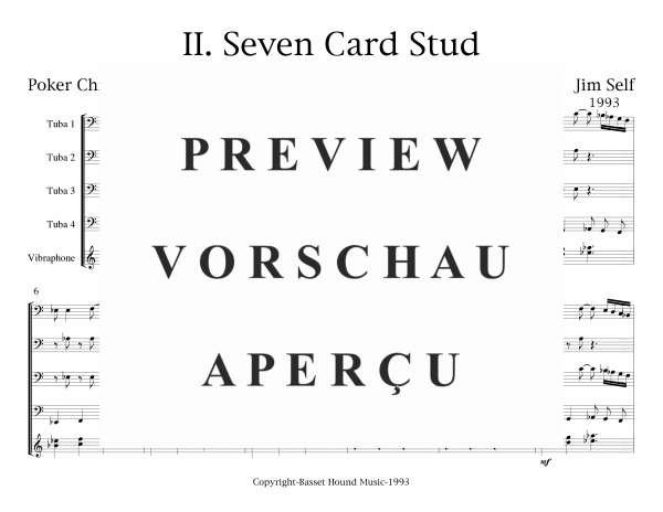Product gallery: Page 7 of 11 Poker Chips, , (Tuba Quartet TTTT and vibraphone)