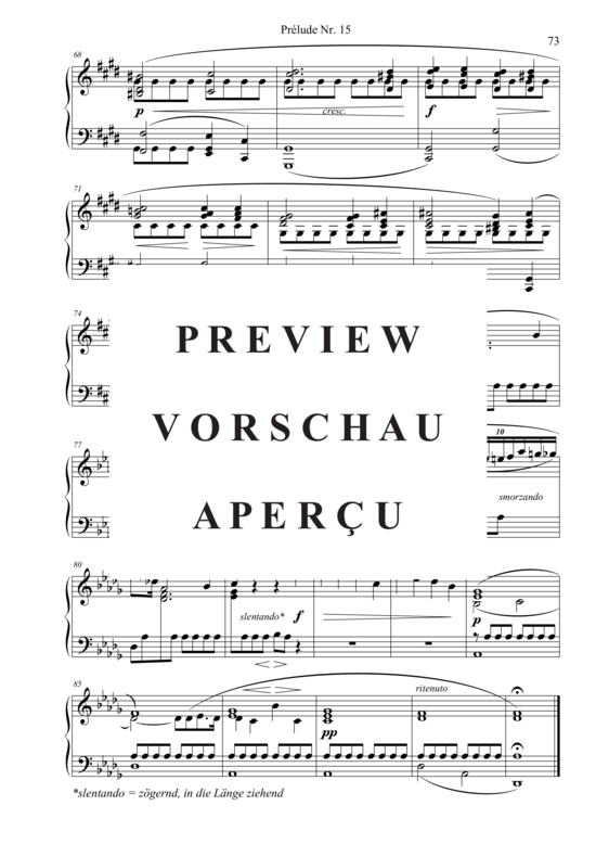 gallery: Prélude Nr. 15 ('Regentropfenpré lude') , , Klavier Solo