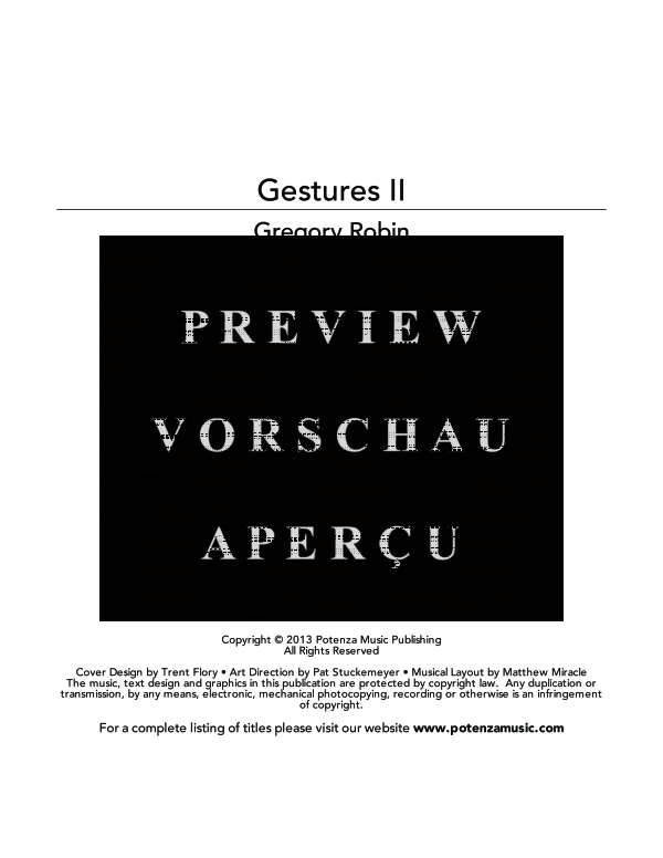 Product gallery: Page 3 of 8 Gestures II, , (Euphonium Solo)