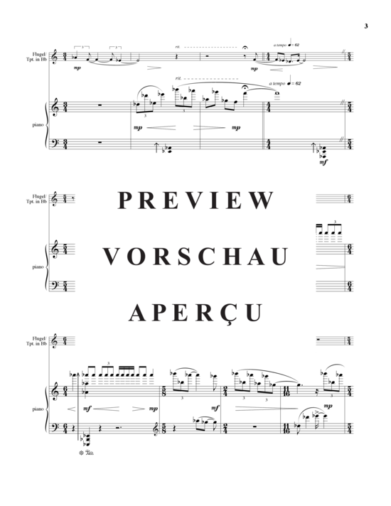 Produktgalerie: Seite 4 von 21 Remembrance , , (Trompete + Klavier)