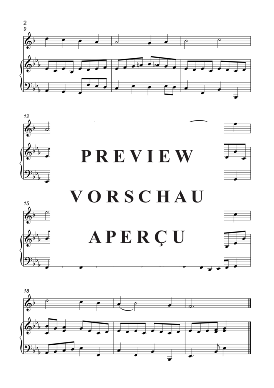 Product gallery: Page 3 of 6 So nimm denn meine Hände , , (clarinet in Bb + piano)