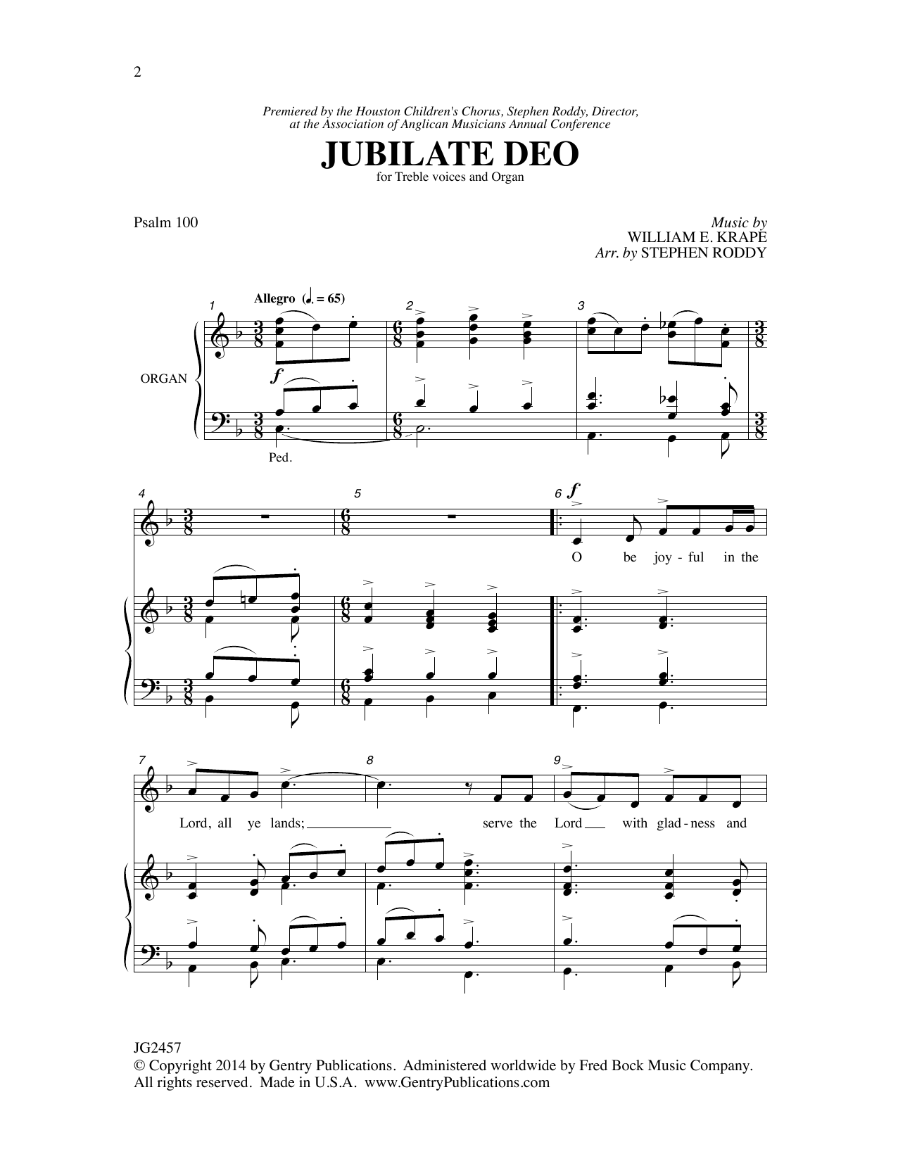 Produktbild zu: Jubilate Deo