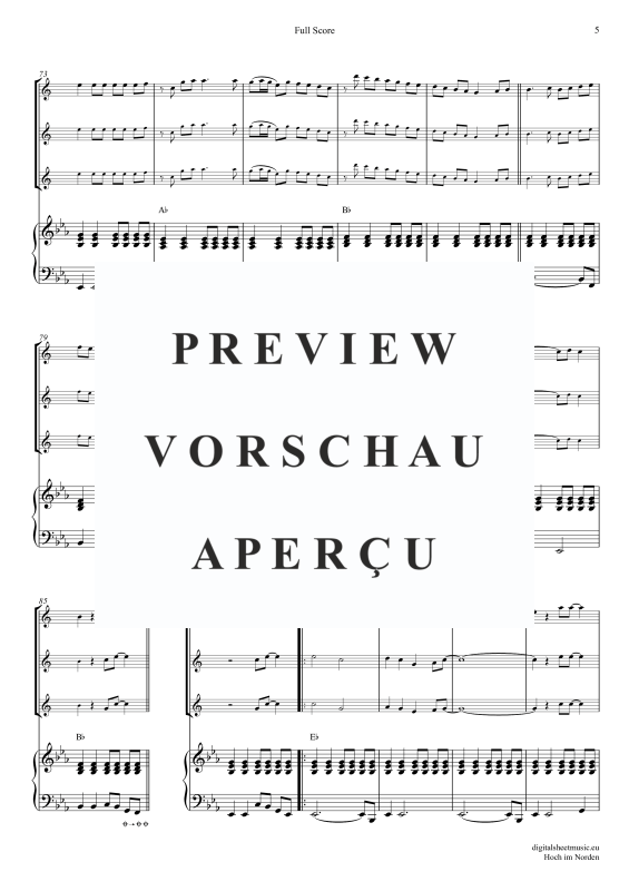 Produktgalerie: Seite 6 von 11 Hoch im Norden, Santiano, (Saxophon Trio AAA(T) + Klavier)