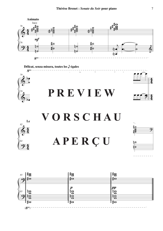 Product gallery: Page 8 of 8 Sonate du Soir , , Piano Solo
