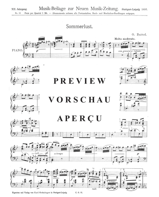 Product gallery: Page 2 of 3 Sommerlust , , Piano Solo