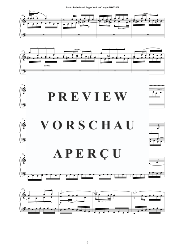 Product gallery: Page 7 of 11 The Well Tempered Clavier Book II - 24 Preludes and Fugues, , Solo Piano