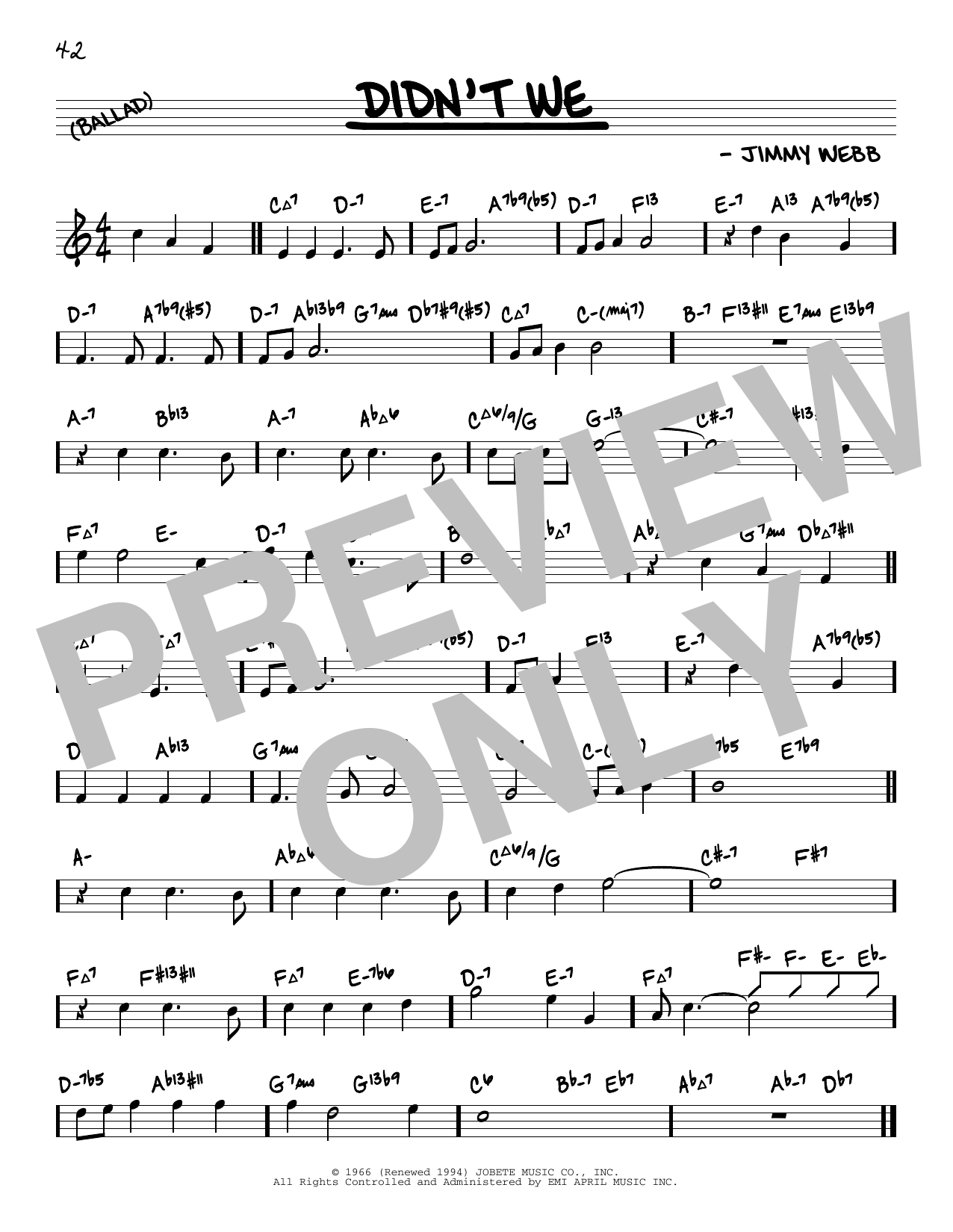 Produktbild zu: Didn't We (arr. David Hazeltine)
