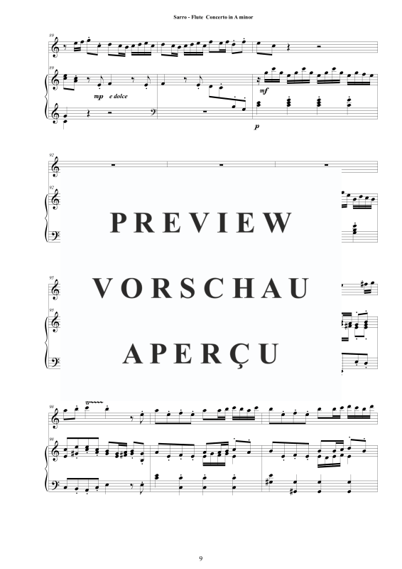 Product gallery: Page 10 of 11 Flöten Konzert in A-Moll, , Flute and Harpsichord