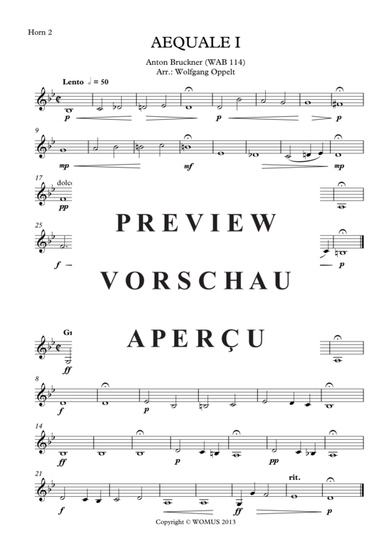 Produktgalerie: Seite 5 von 6 Zwei Aequale , , (Horn Trio)