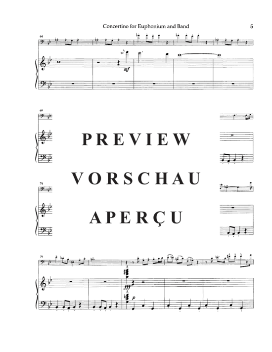Product gallery: Page 10 of 21 Concertino , , (euphonium + piano)