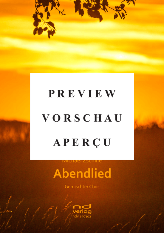 Produktgalerie: Seite 2 von 2 Abendlied , , (Gemischter Chor)