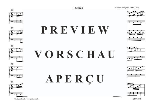 gallery: Orgelstücke (3 March, 1 Intrade, 3 Concert, 2 Aria, 1 Menuett+Trio) , , (Orgel/Cembalo/Klavier Solo)
