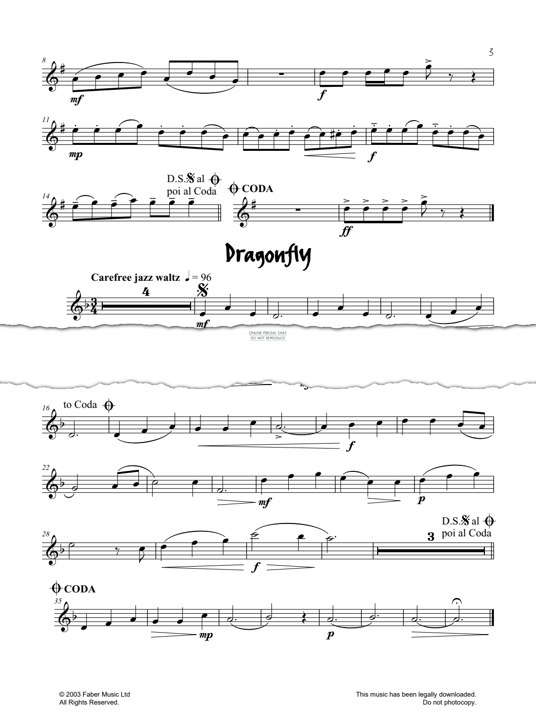 Product gallery: Page 1 of 1 Dragonfly (from 'Easy Jazzin' About), Pam Wedgwood
