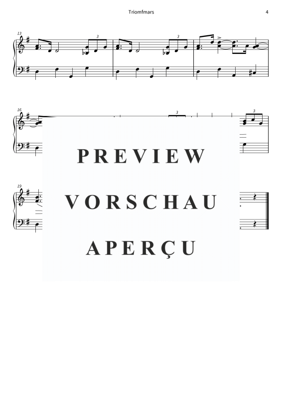 Product gallery: Page 6 of 6 Triomfmars - Vereenvoudigde versie, , Piano Solo