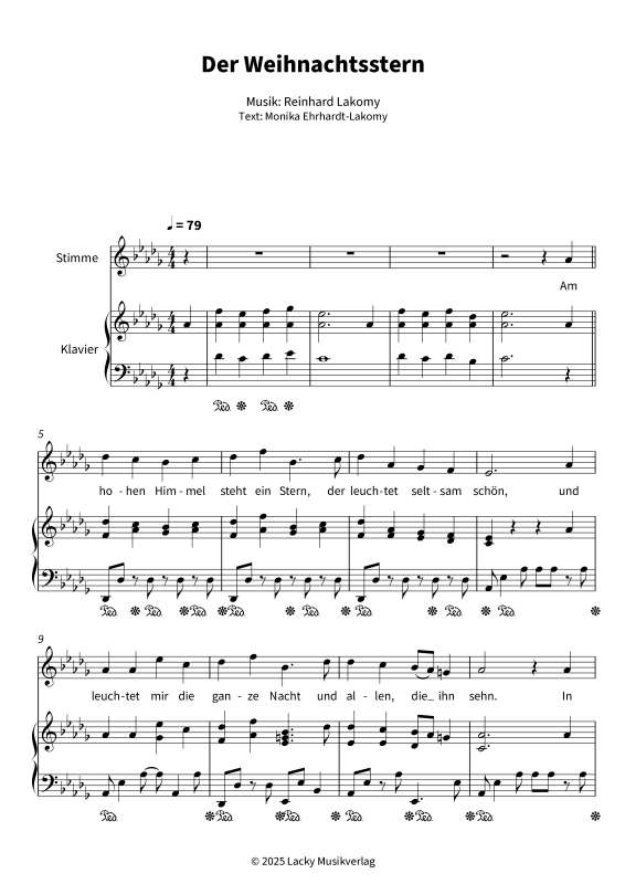 Produktgalerie: Seite 1 von 7 Der Weihnachtsstern, , Gesang und Klavier