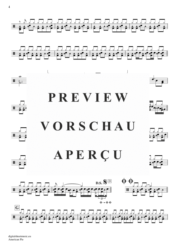 Product gallery: Page 5 of 6 American Pie , Mc Lean, Don, (Drums)