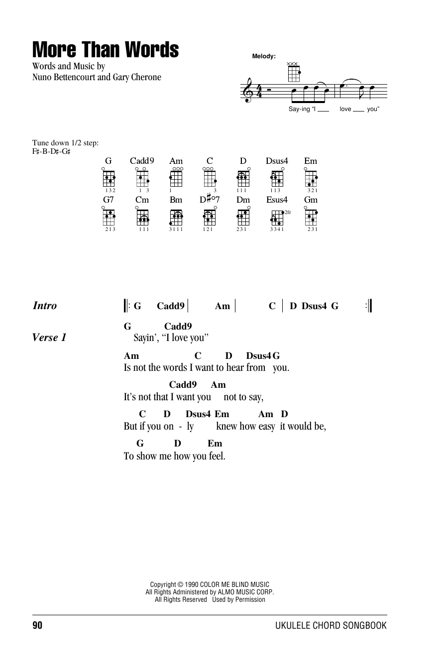 Product gallery: Page 1 of 1 More Than Words, Extreme