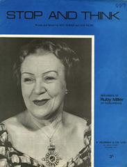 cover: Stop And Think, Ruby Miller, Gesang, Gitarre, Klavier