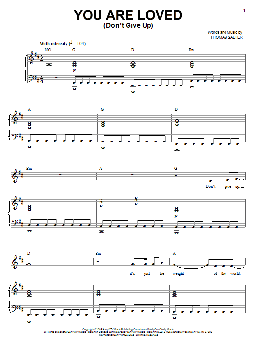 Produktgalerie: Seite 1 von 1 You Are Loved (Don't Give Up), Josh Groban, Gesang, Klavier