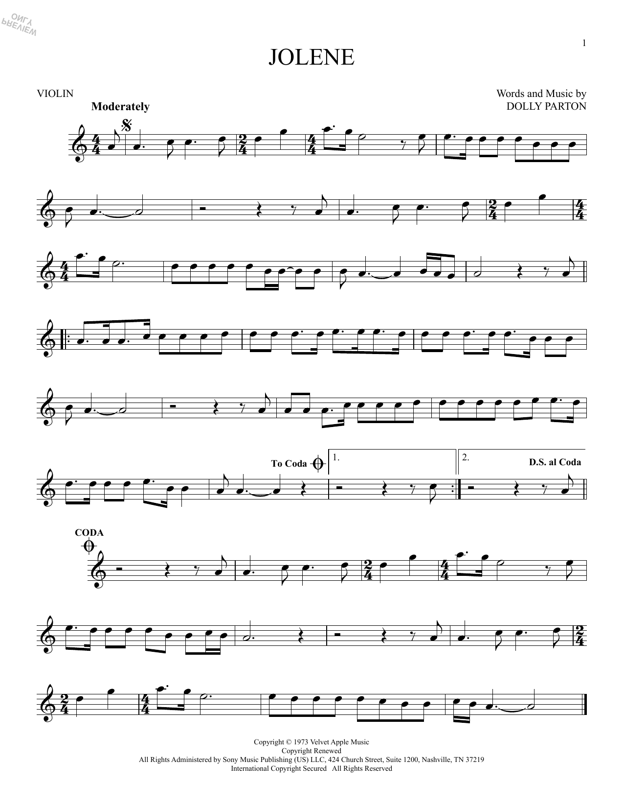 Product picture to:  Jolene - Dolly Parton