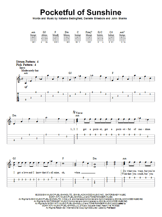 Product gallery: Page 1 of 1 Pocketful Of Sunshine, Natasha Bedingfield