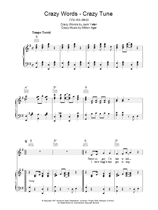 Produktbild zu: Crazy Words, Crazy Tune