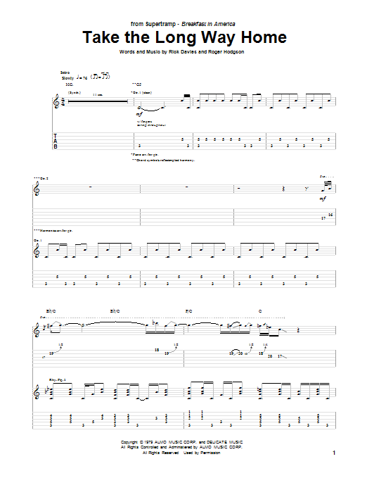 Product gallery: Page 1 of 1 Take The Long Way Home, Supertramp